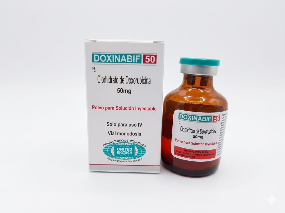 DOXINABIF 50 — Doxorubicina clorhidrato 50 mg
